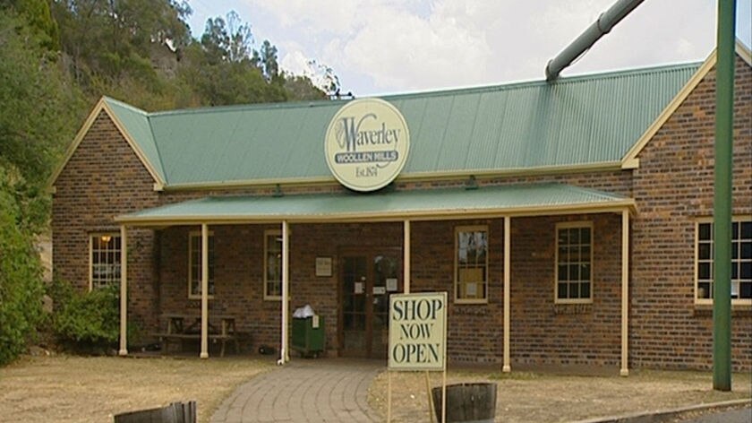 Waverley Woollen Mill Launceston exterior, February 2008