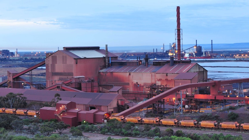 The steelworks in Whyalla, South Australia