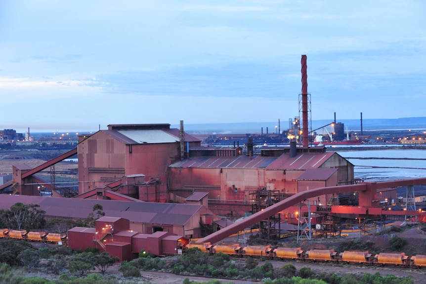 The steelworks in Whyalla, South Australia