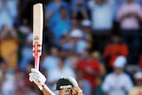 In the runs ... Andrew Symonds acknowledges the applause of the SCG crowd