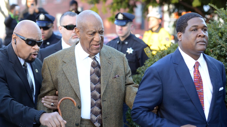 Bill Cosby arrives at court to fight sexual charges.