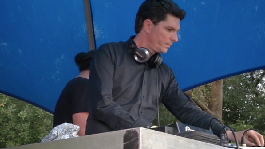 DJ Scott Ludlam dropping beats