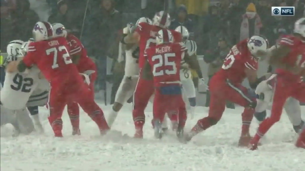 Snow Bowl' 2017: 20 images from the blizzard that engulfed the Buffalo Bills  and Indianapolis Colts game 