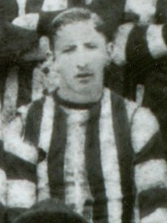 A black and white image of Denis Lanigan.