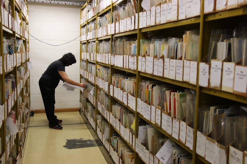 Unpublished collection in the stacks underneath the National Library of Australia.