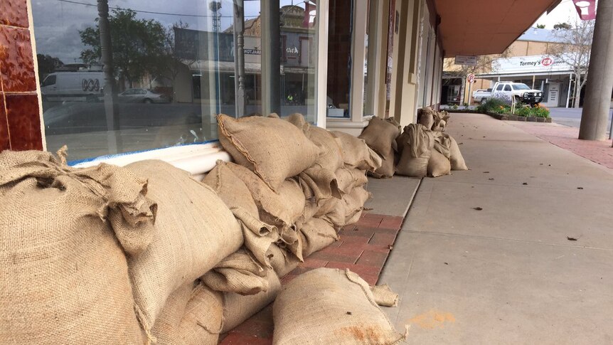 Sandbags in Charlton