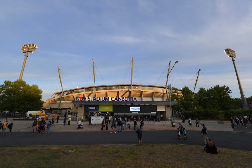 External view of Canberra Stadium