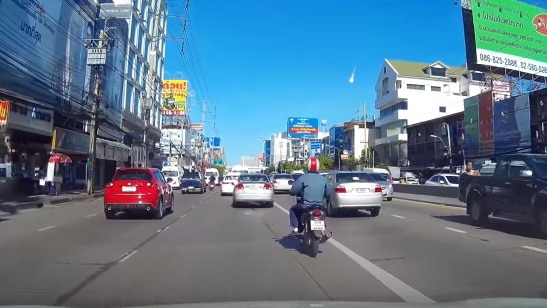 A fireball is seen over Bangkok