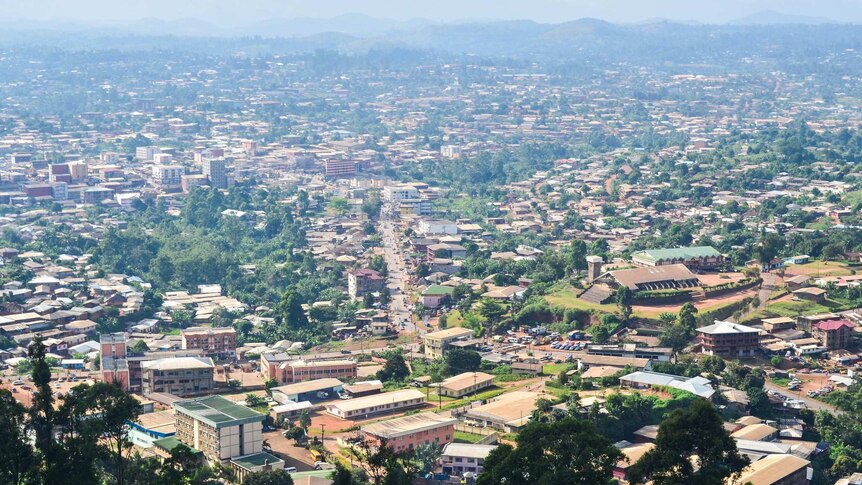 A view of Bamenda in Cameroon.