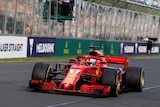 Ferrari driver Sebastian Vettel of Germany in action in the 2018 Australian Formula One Grand Prix.