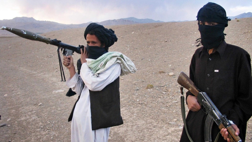 Taliban fighters in Afghanistan.