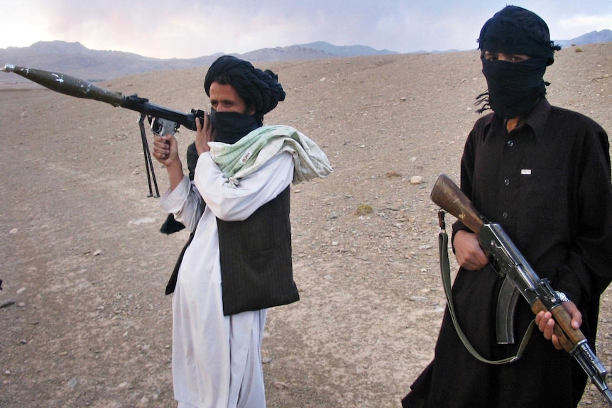 Taliban fighters in Afghanistan.