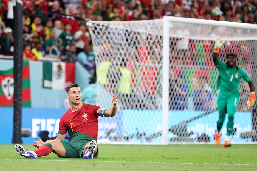 Cristiano Ronaldo makes history as first man to score in five World Cups