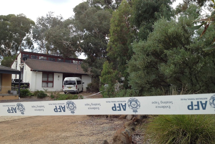 Police at Waramanga shooting