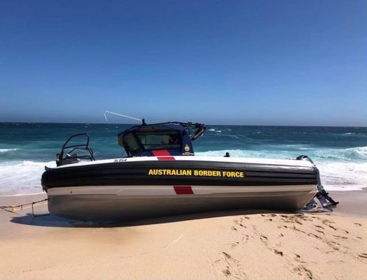 Australian Border Force Vessel Beached Off Wa Coast Following Incident Abc News