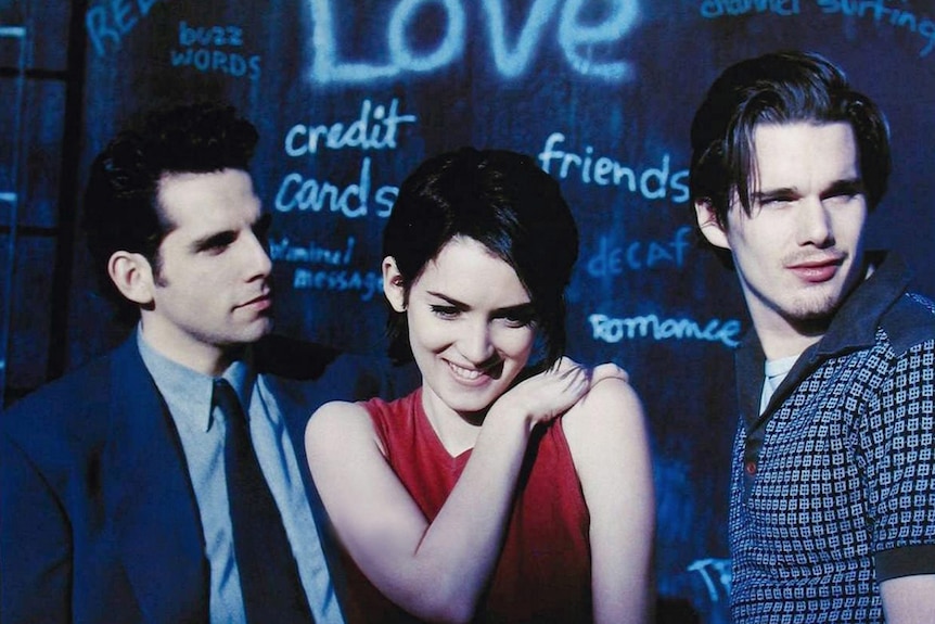Ben Stiller, Winona Ryder and Ethan Hawke in 'Reality Bites'
