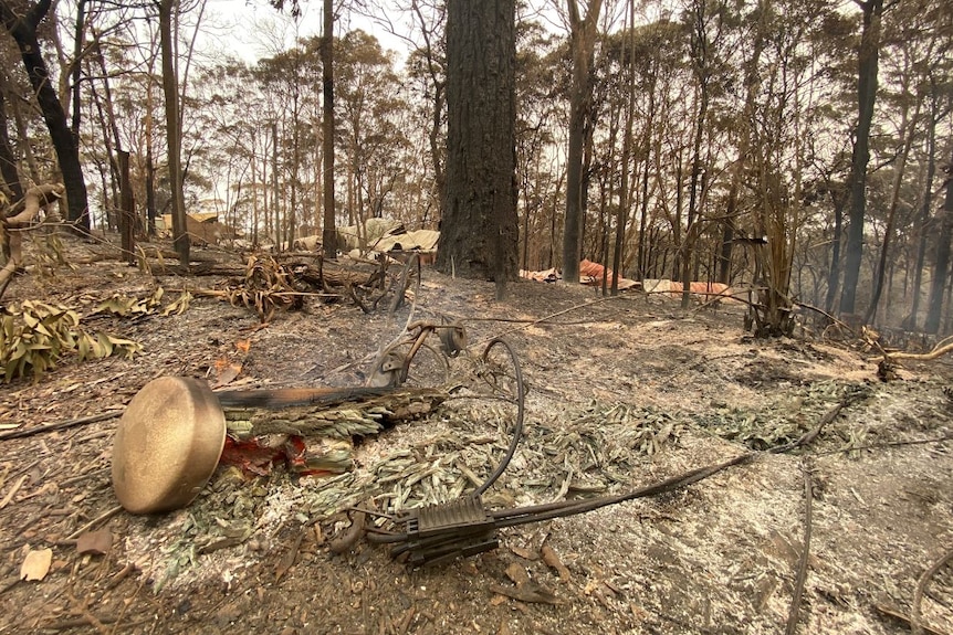 Homes destroyed in North Rosedale, NSW