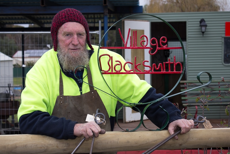 Dave Walker, village blacksmith