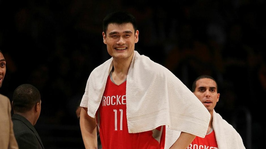 Calling it a day ... Yao Ming spent nine years in the NBA as one of its most dominant centres.