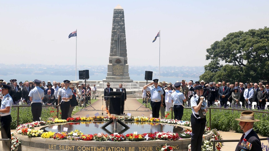 Remembrance Day 2015 in Perth in Kings Park