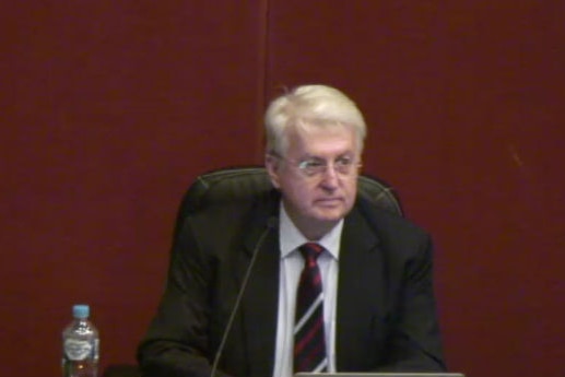 Professor Rynn speaks at the royal commission