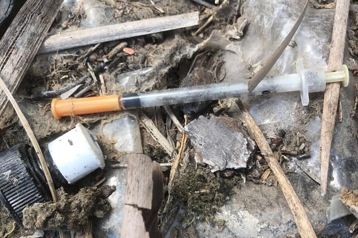Syringe found in Adelaide wetlands