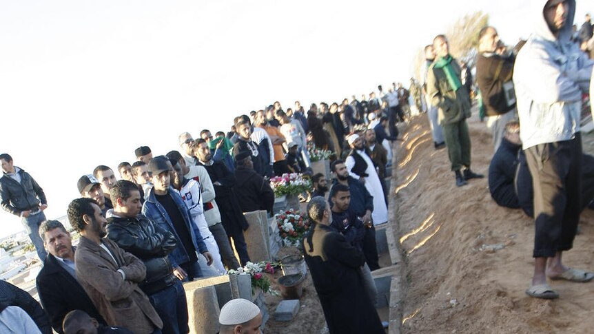 Funeral in Libya