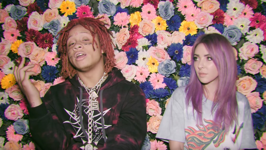 Trippie Red and Alison Wonderland in the music video for 2018 track 'high'
