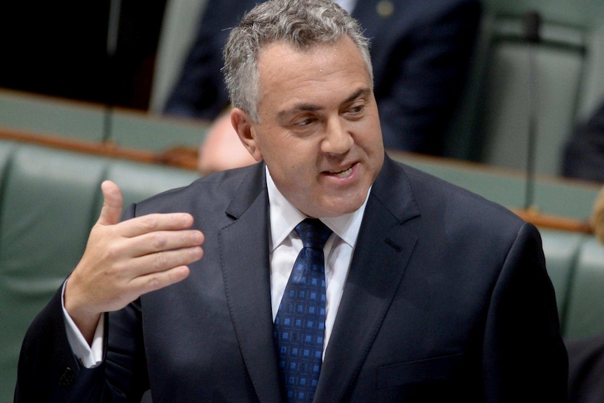 Treasurer Joe Hockey delivers his first budget to the House of Representatives.