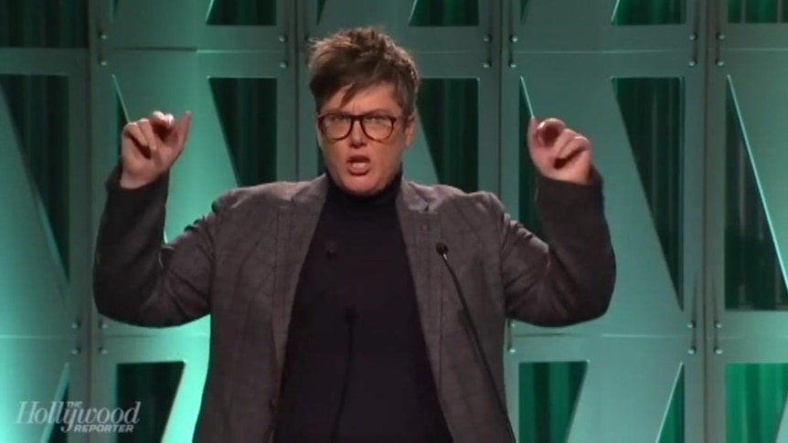 Hannah Gadsby says she's sick of 'good men' talking about 'bad men'