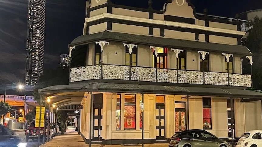 The exterior of the Coronation Hotel in South Brisbane.