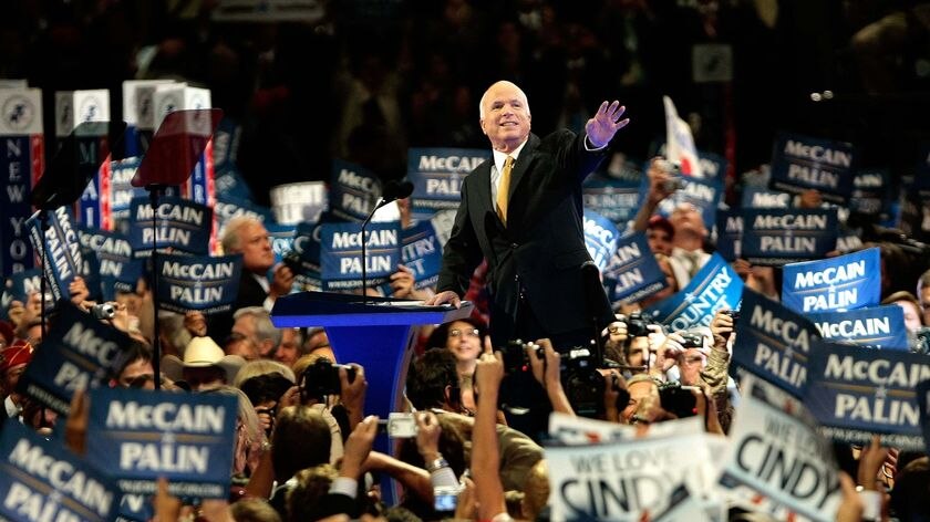 Republican US presidential nominee John McCain