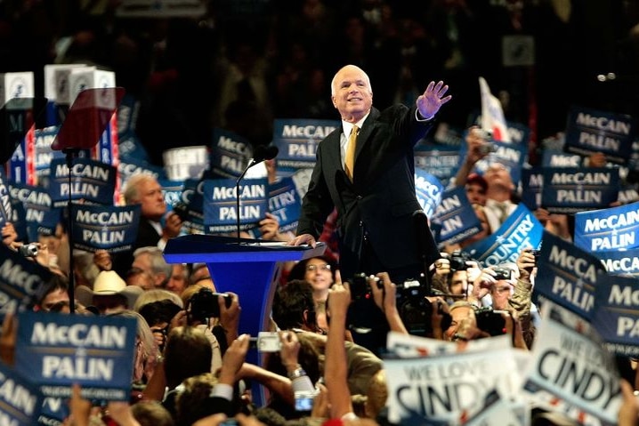 Republican US presidential nominee John McCain