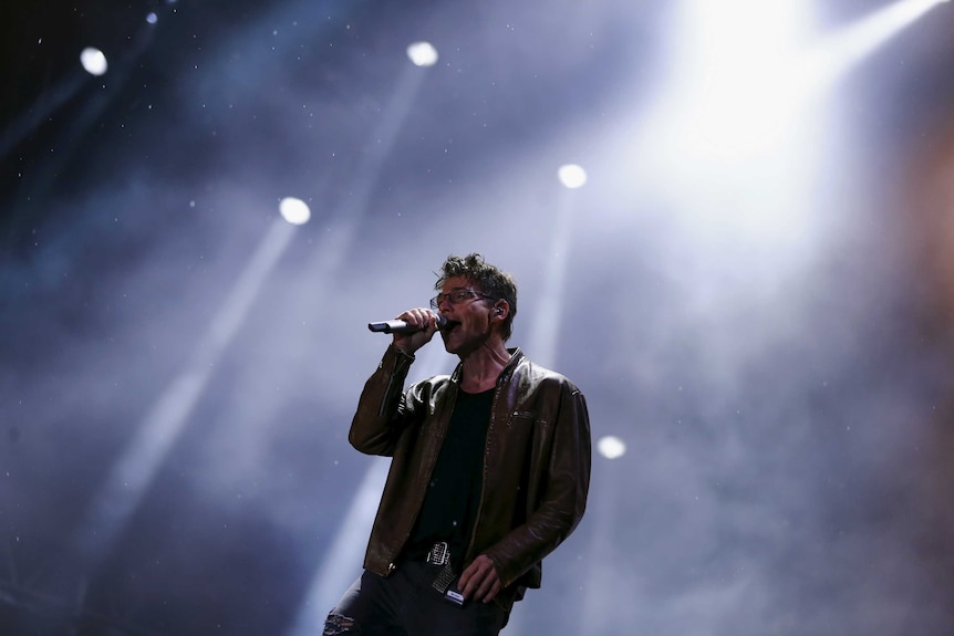 Morten Harket of the A-ha band in Rio de Janeiro in 2015.