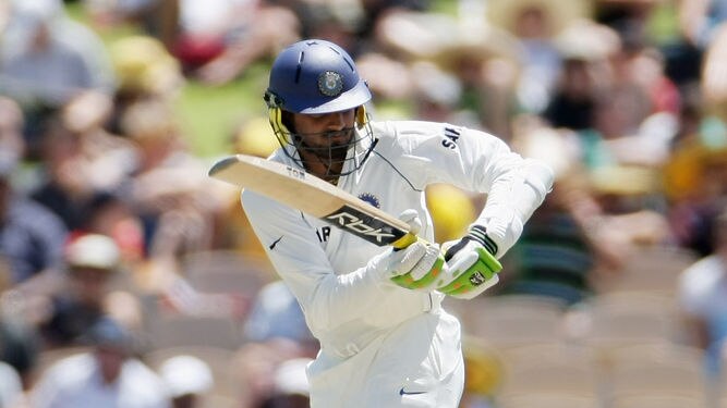 No easy wicket... Harbhajan notched up a half-century against the Australians.