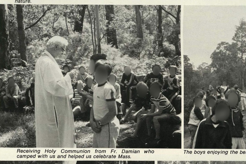 A photo from a camp in the 1983 CBC yearbook