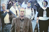 Facial recognition technology used as airline passengers arrive at a terminal.