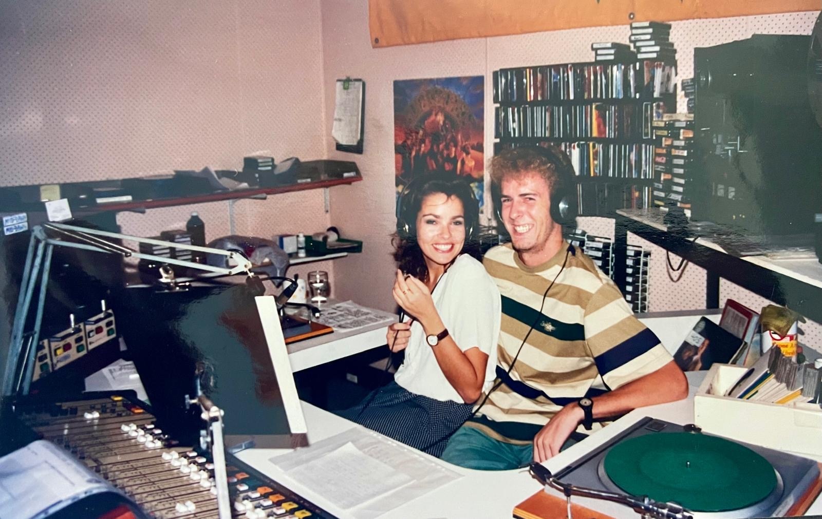 Mark Gibson at Northwest Radio in 1991