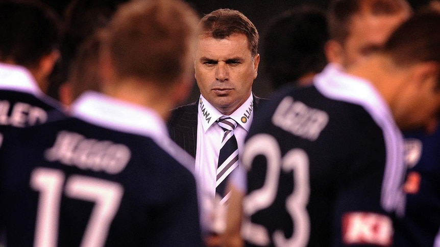 Not happy: Victory coach Ange Postecoglou has set high standards early in the season.