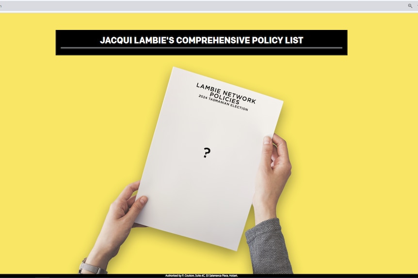 Screenshot of fake JLN website