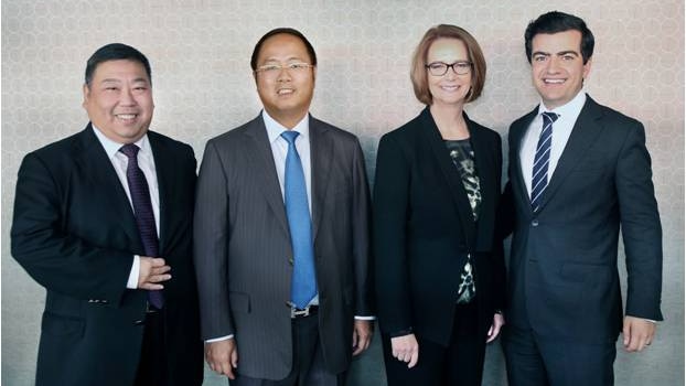 Huang, Gillard, Dastyari and Wong