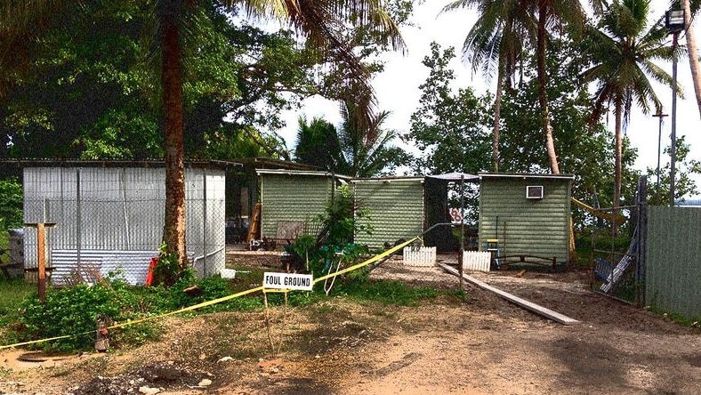 Manus Island foul ground sign