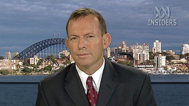 Tony Abbott ... under pressure for joke regarding John Brogden. (File photo)