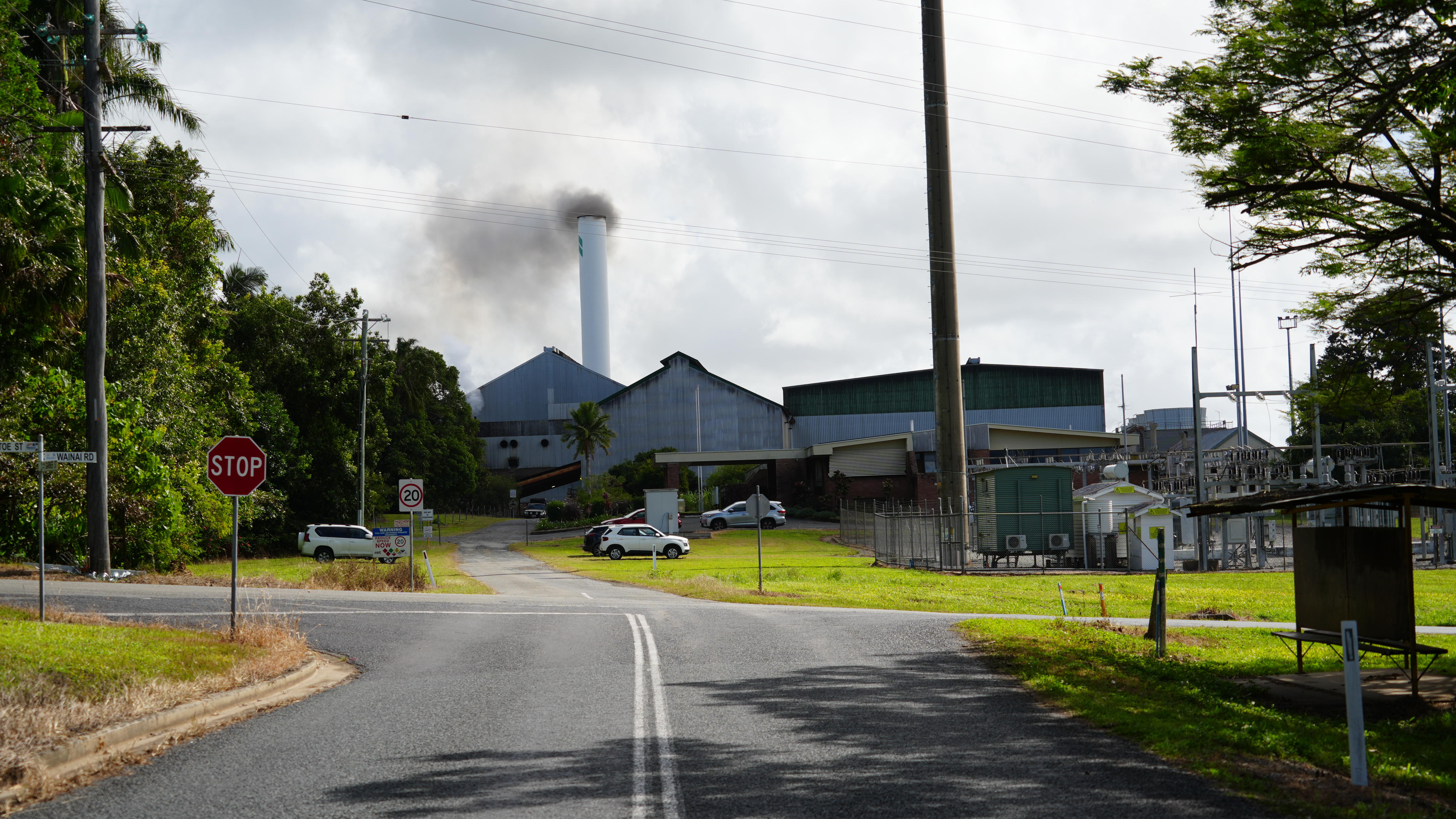 The sugar mill from a distant angle