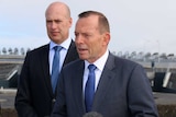 PM Tony Abbott with WA Transport Minister Dean Nalder