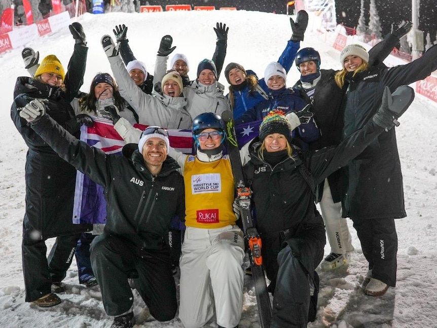 Aussie winter athletes Scott, Baff win World Cup gold in Europe