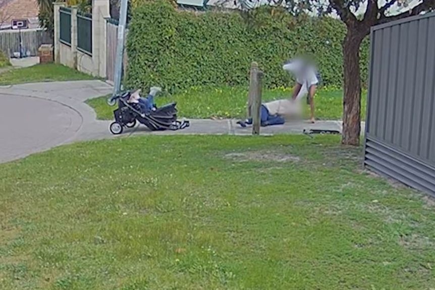 Robbery of woman pushing pram in Ashfield caught on CCTV