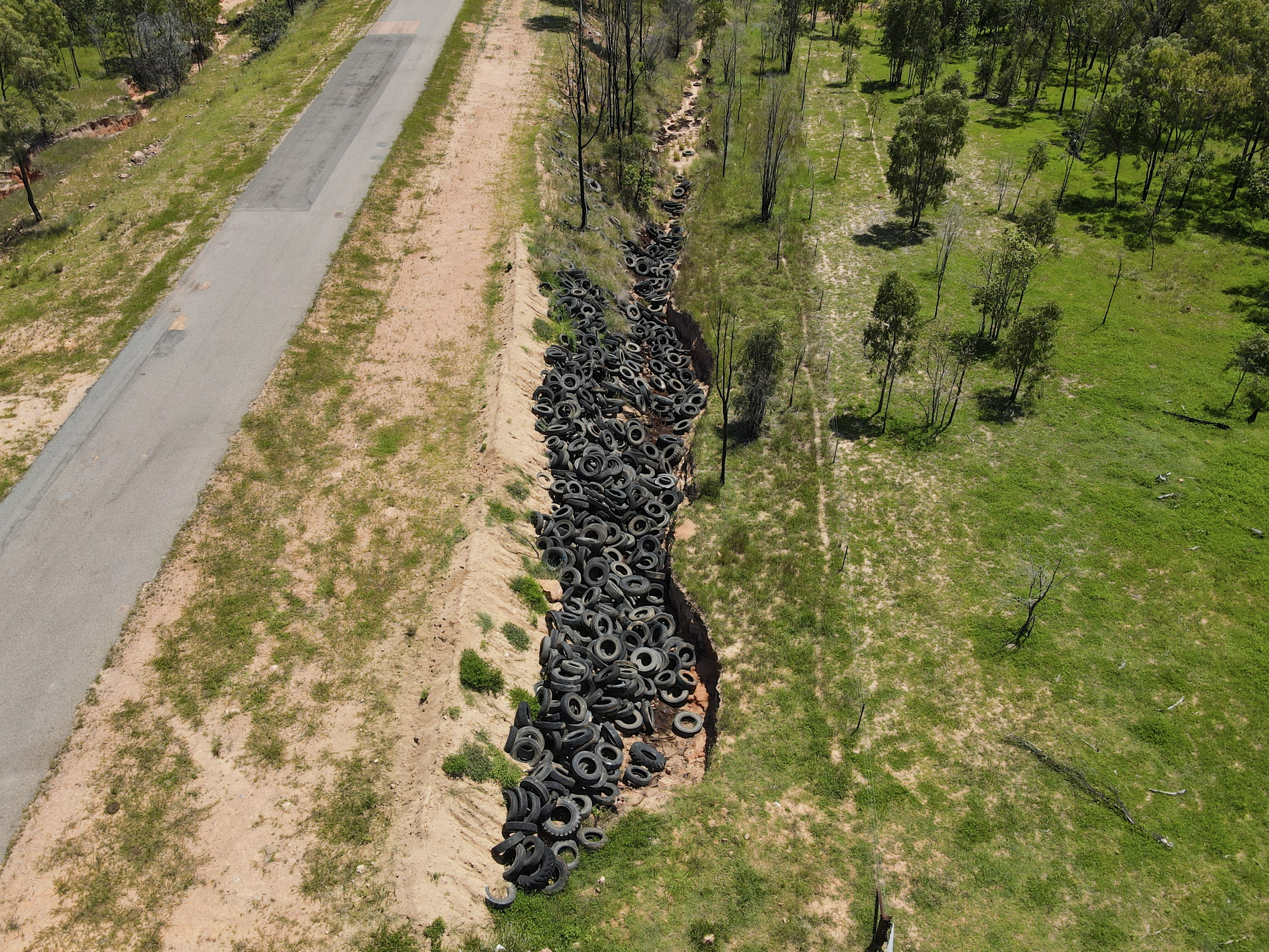 Anti-dumping activist fed up with illegal tyre stockpiles