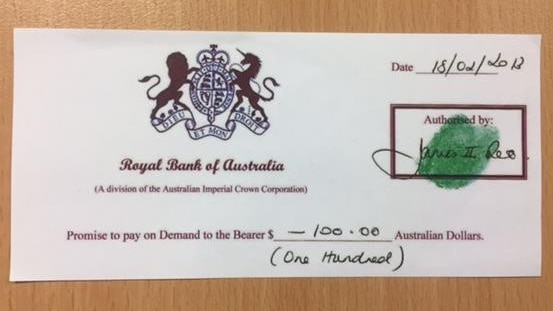 One of the fake vouchers used by the scammers