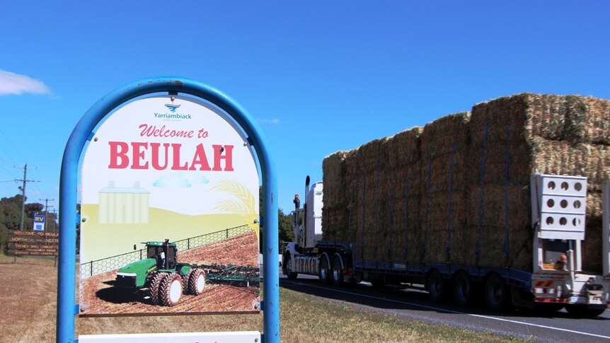 Western Victorian hay crops headed south to overcome dry conditions